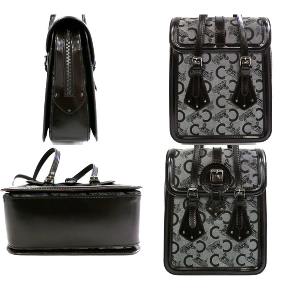 Celine Carriage Pattern Vertical Handbag Brown - image 2